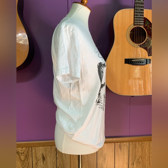 Band Bang Cowboy Western White T Shirt SZ Small - Picture 3 of 9